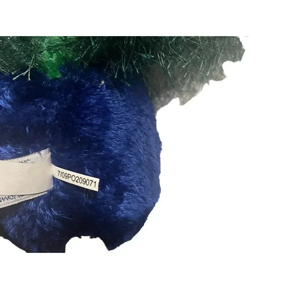 Aurora World Peacock Bird Plush Toy Stuffed Animal Blue 11